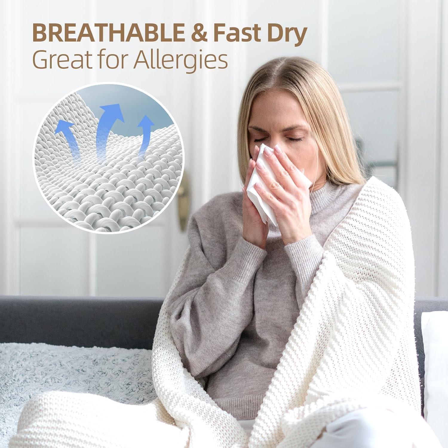 imageOhuhu Handkerchiefs for Men 100 Soft Cotton Hankerchief Machine Wash White Pocket Square for Suit 16 x 16 Mens Hankie12