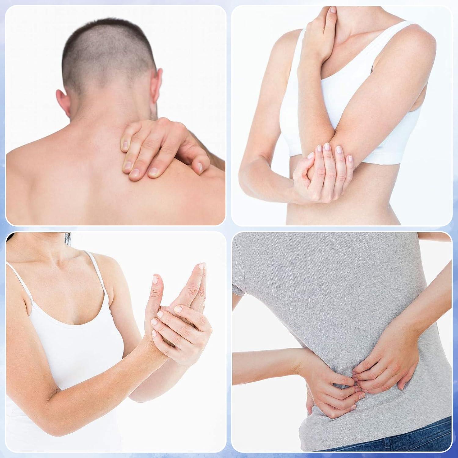 imageIce Packs for Injuries 14 X 11 Ohuhu 2 Pack Hot Cold Gel Ice Pack XLarge Reusable Ice Packs with Wrap Flexible Pain Relief for Shoulder Legs Knee Back Hip Aches Injury Muscle PainLight BlueBlue