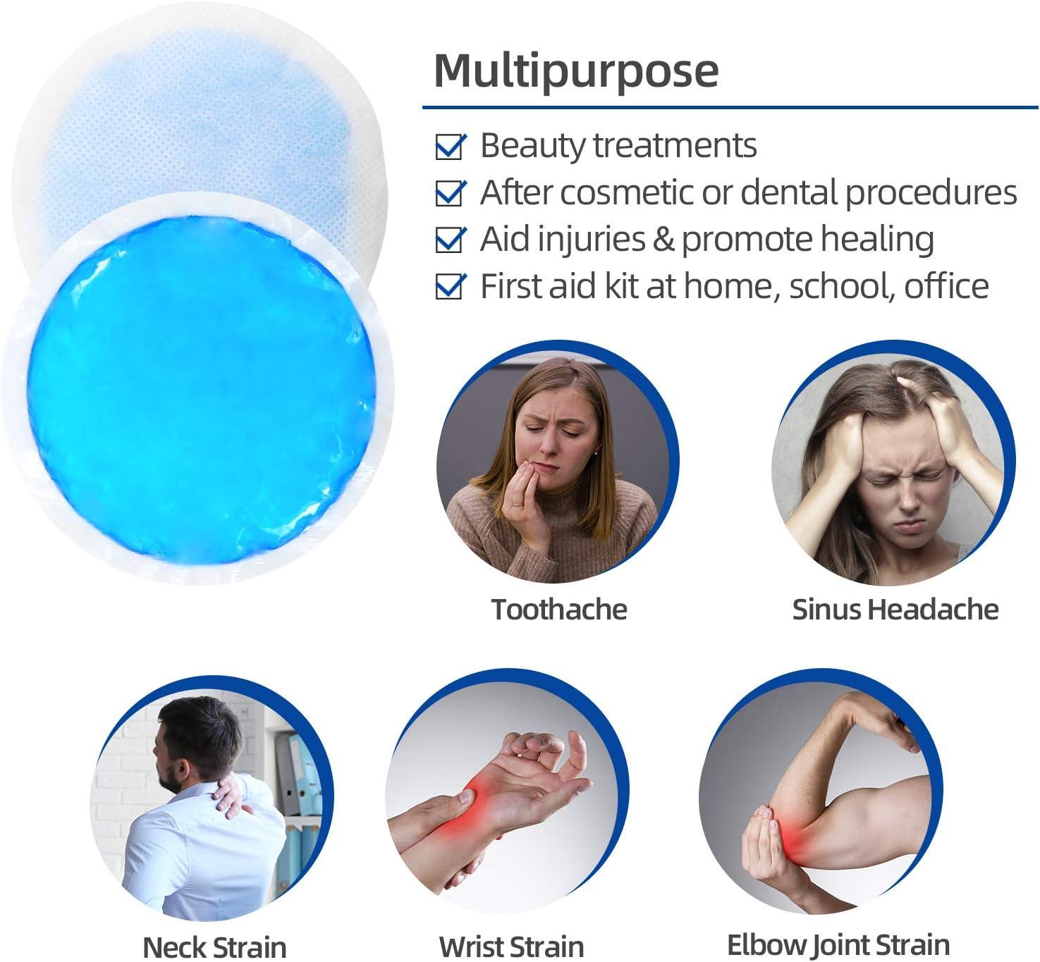 imageOhuhu Reusable Gel Cold amp Hot Therapy Pack with Strap for Shoulder Knee Ankle Back Neck Waist Arm Calves Hip Pain Relief M