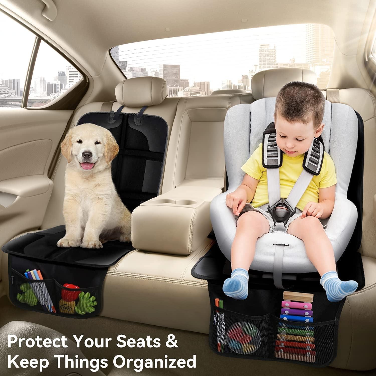 imageOhuhu 1Pack Baby Child Car Auto Carseat Seat Protector Cover Dog Mat Vehicle Cover With Organizer
