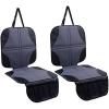 imageOhuhu Car Seat Protector for Child Car Seat 2Pack Baby Carseat Protectors with Thickest Padding  Waterproof Auto Vehicle Child Baby Pet Seat Cover with 2 Large Storage Pockets for Sedan SUV Trucks