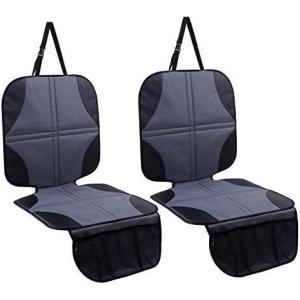 Ohuhu Car Seat Protector for Child Car Seat 2-Pack Baby Carseat Protectors with Thickest Padding – Waterproof Auto Vehicle Child Baby Pet Seat Cover with 2 Large Storage Pockets for Sedan SUV Trucks