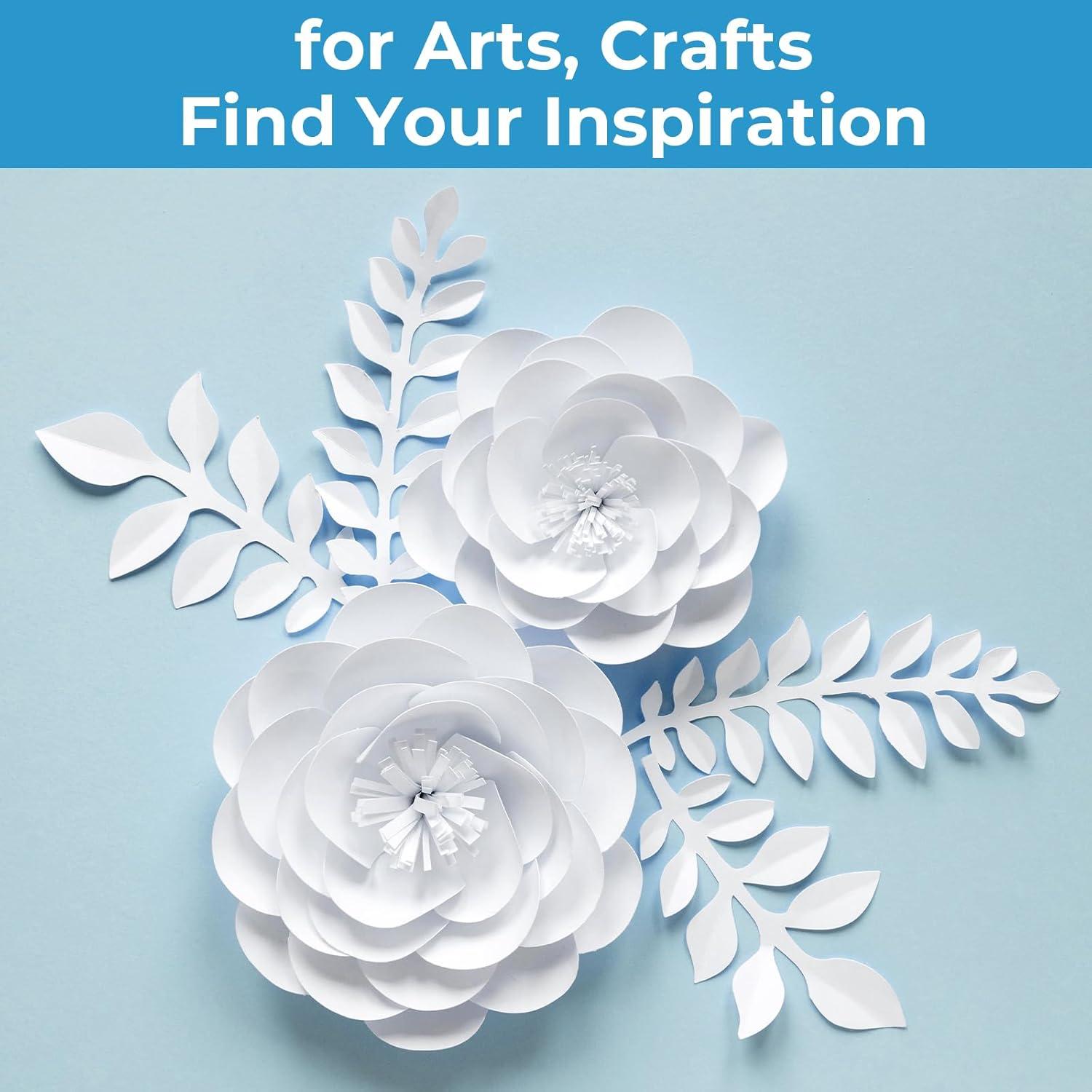 image100 Sheets White Cardstock Paper Ohuhu 11 x 17 EcoFriendly Cover Card Stock Legal Printer Paper for DIY Making Cards Invitations Crafting Crafts Arts Ledger Tabloid Posters 80 lb