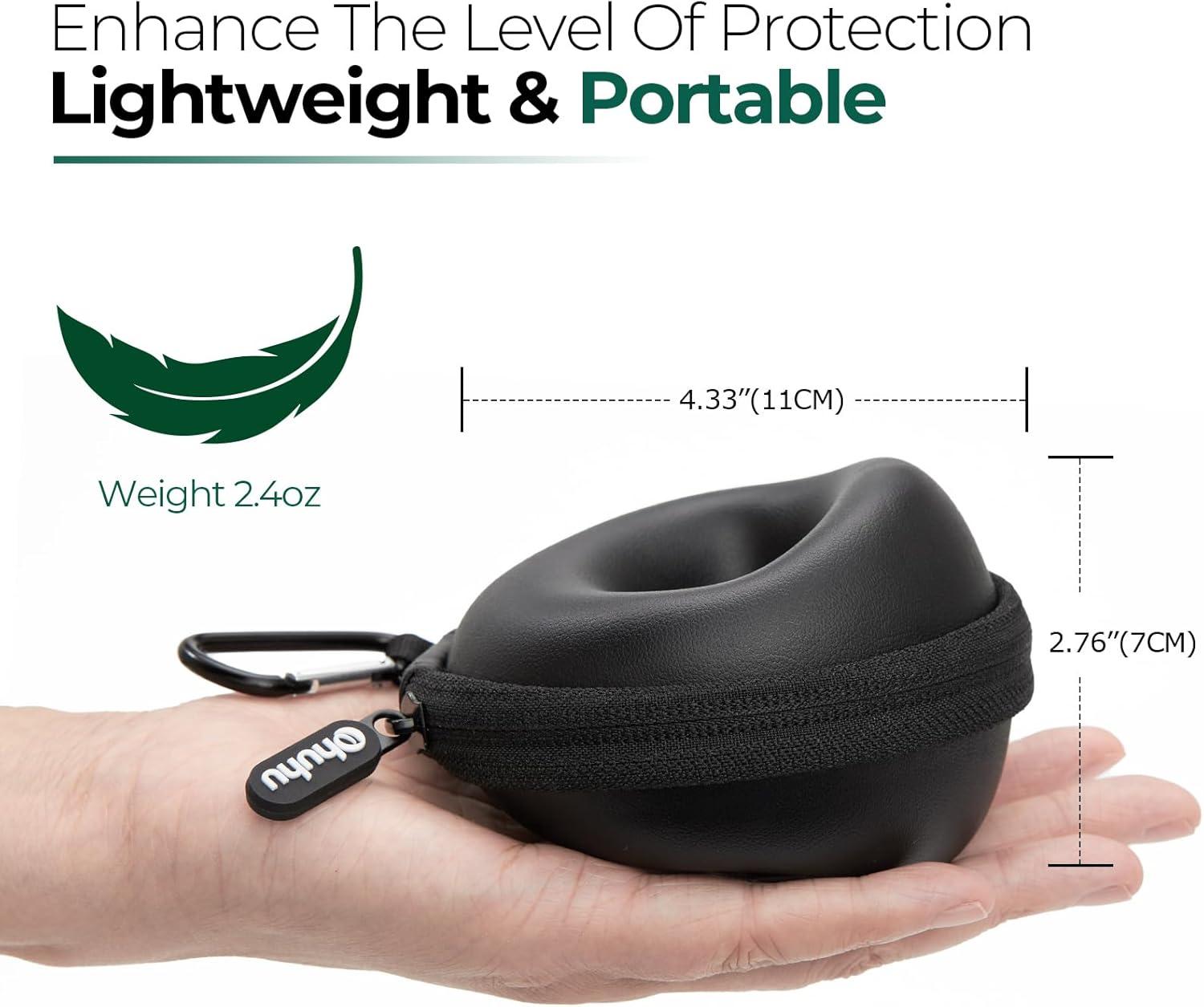 imageOhuhu Travel Watch Case for Men Women Portable Single Watch Storage Organizer with 56mm Heightened Design Fits Wristwatches amp Smartwatches Ideal Gift for Fathers Day Christmas Birthday2