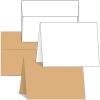 image100 Blank A7 White Cards and Envelopes  100 Blank A7 Brown Cards and Envelopes