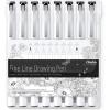 imageOhuhu Micro Fineliner Pens 8 Pack Art Sketchbook