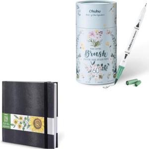 Ohuhu Coloring Markers 60 Colors & Marker Paper Pad