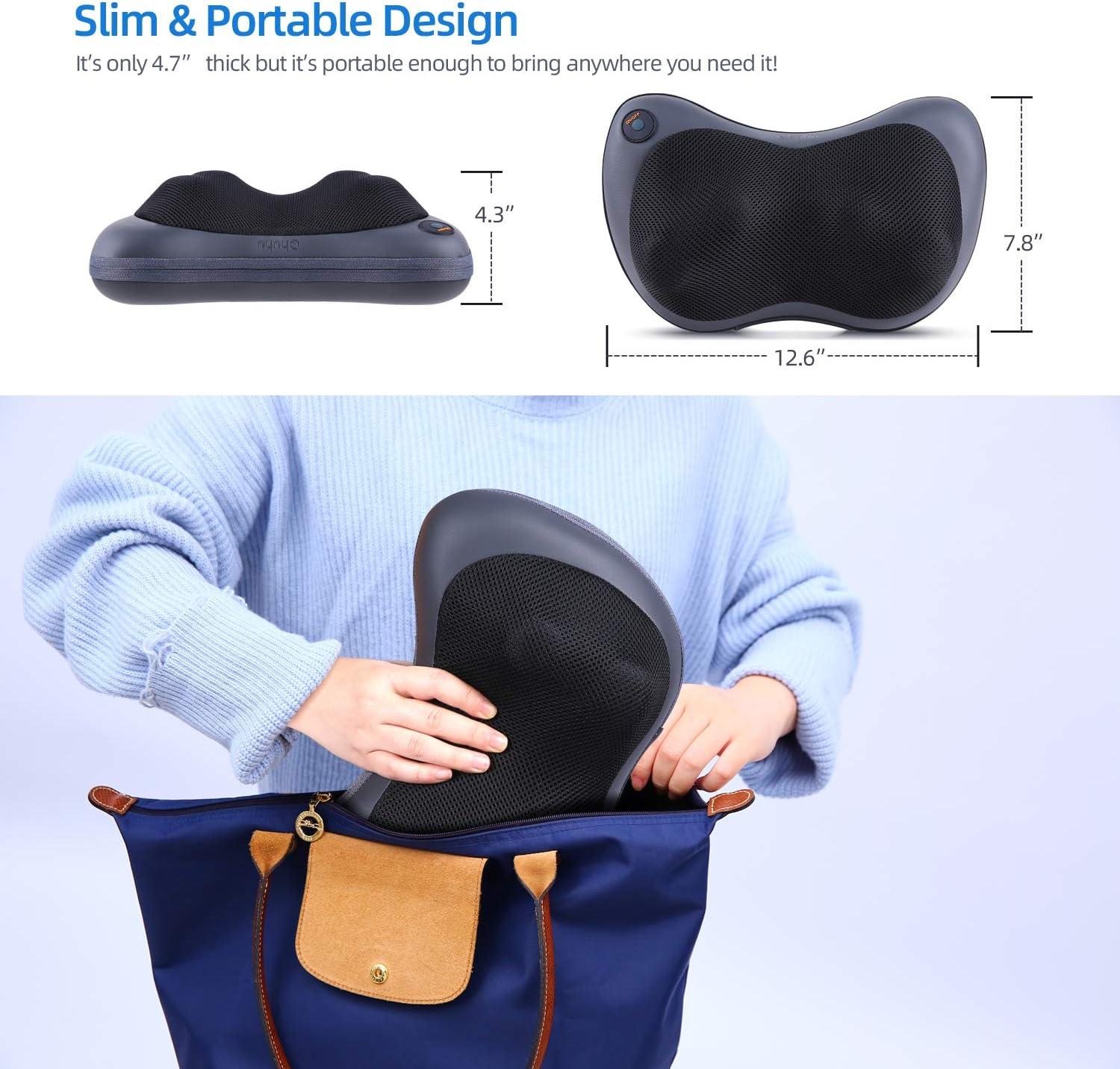 imageOhuhu Pillow Electric Massager for Pain Relief Dark Grey