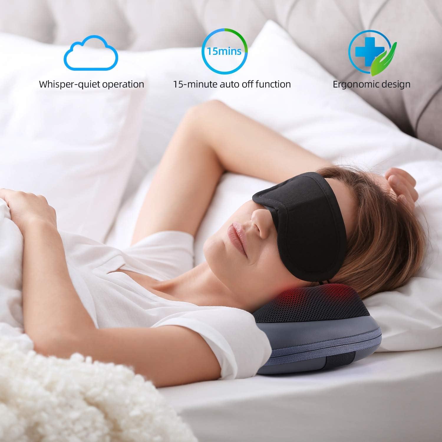 imageOhuhu Pillow Electric Massager for Pain Relief Dark Grey