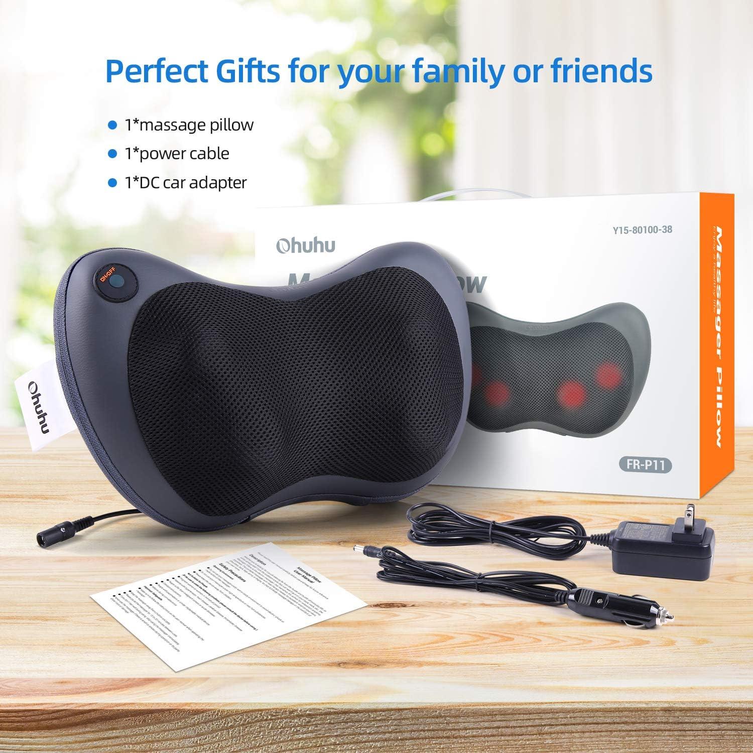 imageOhuhu Pillow Electric Massager for Pain Relief Dark Grey