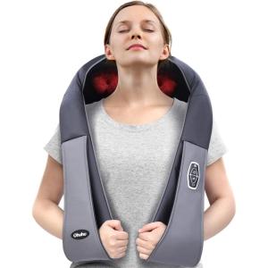 Ohuhu Shiatsu Electric Back Massager (Dark Grey)