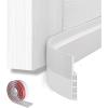 imageDoor Draft Stopper Weather Stripping Ohuhu 39 L x 2 W Under Door Bottom Seal Strip Sweep  1 Widened Backing Adhesive Blocker Gap Filler Flexible Noise Insulation Draft Guard Bottom of Door Garage
