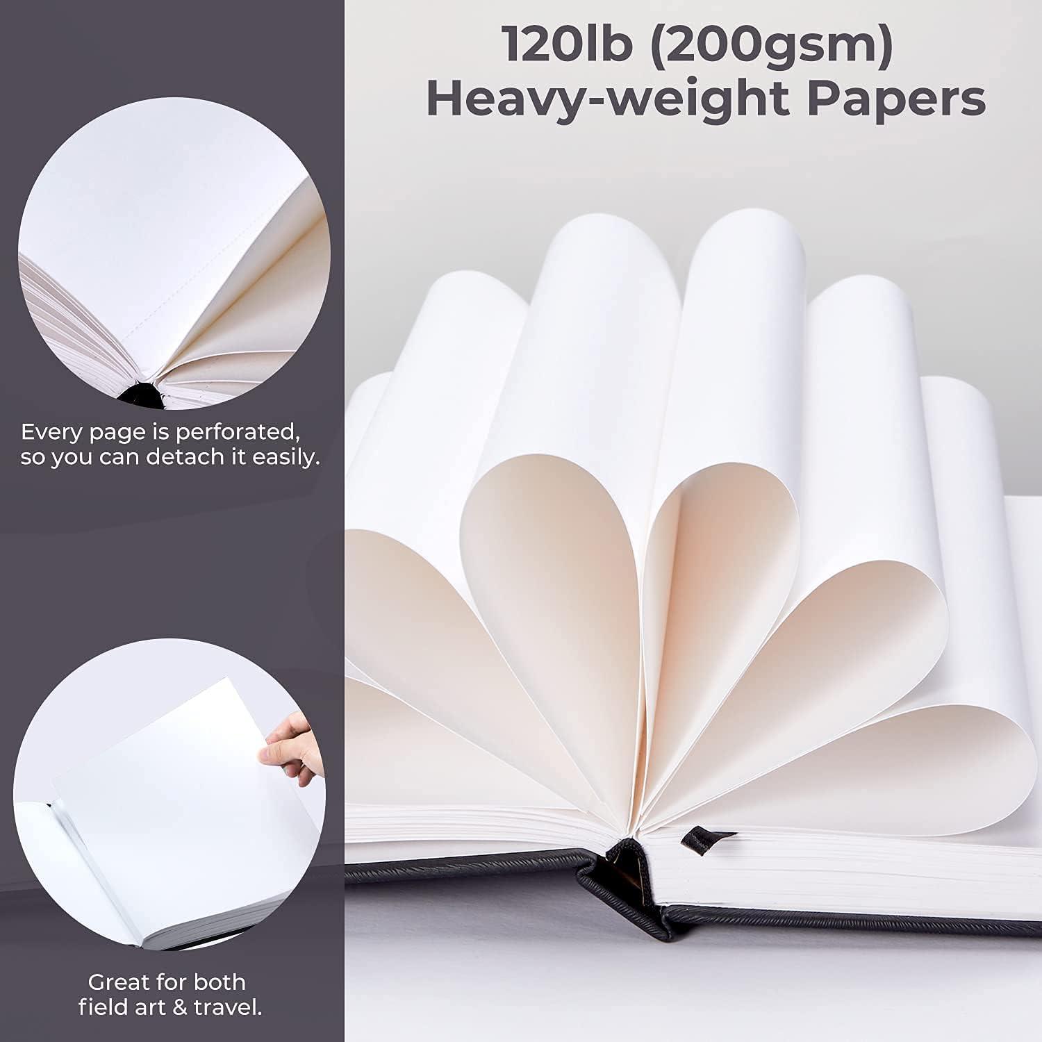 imageOhuhu Metallic Markers Glitter Markers for Drawing and Ohuhu Mix Meida Art Sketchbook