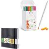 imageOhuhu 40 Colors Journal Pens amp Marker Paper Pad