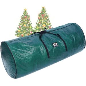 Ohuhu 9ft Christmas Tree Storage Bag, 62” x 25.6” x 25.6” Extra Large Christmas Tree Storage Container Tear proof Duffle Bag Waterproof Material Up to 9ft Disassembled Artificial Xmas Tree