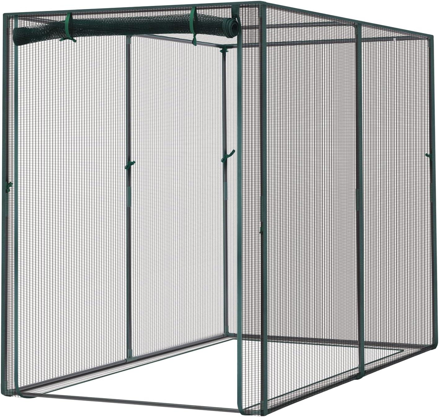 imageCrop Cages for Garden Plant66x39x53 Ft Plant Protection Tent with Zippered Door Raised Bed Cover Garden Bed Cover with Frame WindResistant Plant Cages for Outdoor PlantsRectangle